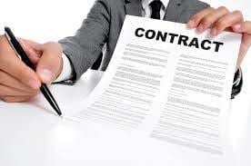 sign contract