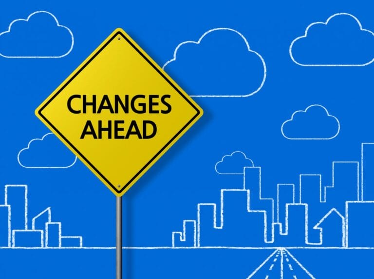 changes ahead sign - how COVID-19 changed the world