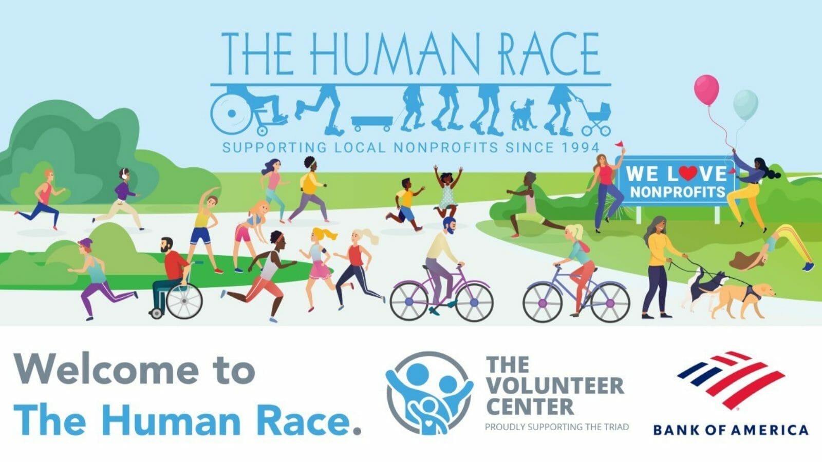 The human race - sponsered by the volunteer center